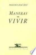 Maneras de vivir