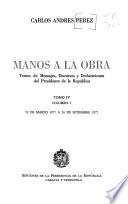 Manos a la obra: v. 1. 22 de Marzo 1977 a 26 de Setiembre 1977. v. 2. 3 de Octubre 1977 a 11 de Marzo 1978