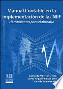 Manual contable en la implementación de las NIIF