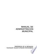 Manual de administración municipal