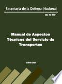 Manual de Aspectos Técnicos del Servicio de Transporte
