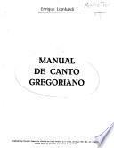 Manual de canto gregoriano