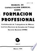 Manual de capacitación sindical sobre formación profesional