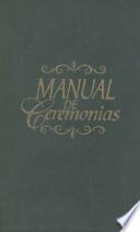 Manual de ceremonias ( Tela )