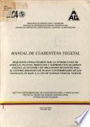 Manual de Cuarentena Vegetal