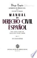Manual de derecho civil español