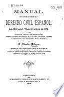 Manual de Derecho Civil español