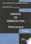 Manual de derecho civil : parte general