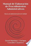 Manual de Elaboración de Procedimientos Administrativos