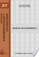 Manual de Estadística
