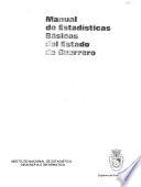 Manual de estadísticas básicas del Estado de Guerrero