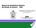 Manual de estadísticas básicas del estado de Oaxaca. Tomo III