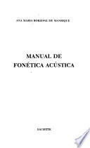 Manual de fonética acústica