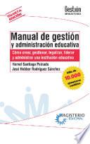 Manual de gestión y administración educativa