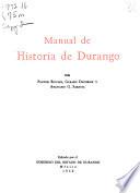 Manual de historia de Durango