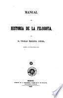 Manual de historia de la filosofía