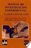 Manual de investigación experimental: elaboración de tesis
