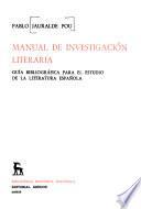 Manual de investigación literaria