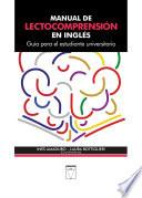 Manual de lectocomprensión en inglés