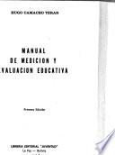Manual de medición y evaluación educativa