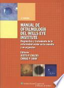 Manual de Oftalmologia del Wills Eye Institute
