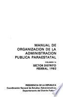 Manual de organización de la administración pública paraestatal