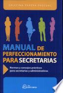 Manual de perfeccionamiento para secretarias