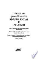 Manual de procedimientos, seguro social e INFONAVIT