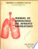 Manual de semiología del aparato respiratorio