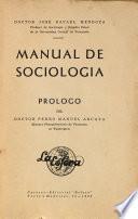 Manual de sociología