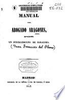 Manual del abogado aragonés