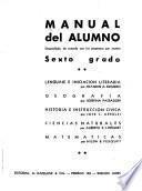Manual del alumno desarrollado de acuerdo con los programas por asuntos