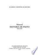 Manual historia de Pasto