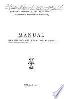 Manual para jefes locales de F.E.T. y de las J.O.N.S