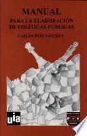 Manual para la elaboración de políticas públicas