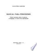 Manual para periodismo