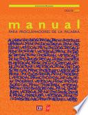 Manual para proclamadores de la palabra 2009 - Mexico