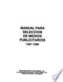 Manual para selección de medios publicitarios