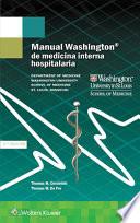 Manual Washington de medicina interna hospitalaria