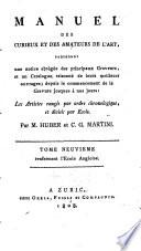 Manuel des curieux et des amateurs de l'art