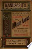 Manuscrito para ejercitar progresiva y metódicamente a los niños y niñas en la lectura de varias clases de letra manuscrita