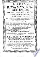 Maria, Rosa mystica
