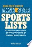 Mark Rosen's Book of Minnesota Sports Lists