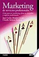 Marketing de servicios profesionales