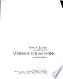 Marriage for Moderns