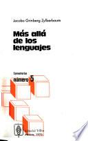 Más allá de los lenguajes