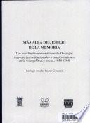 Más allá del espejo de la memoria