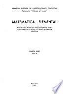 Matemática elemental