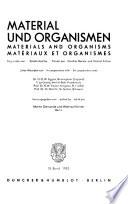 Material und Organismen