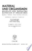 Material und Organismen